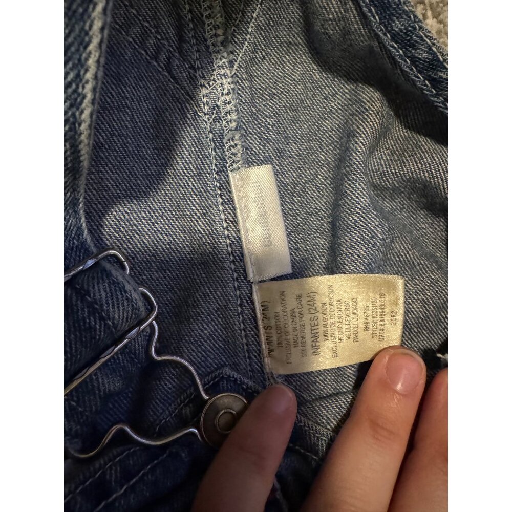 Island Adventure Vintage Jean Overalls – Kids 24 Months - Picture 4 of 4